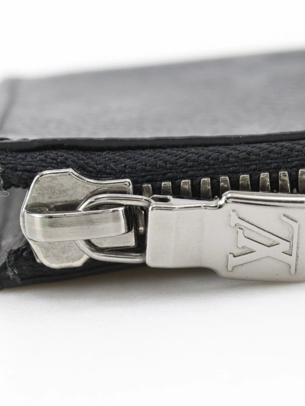 LOUIS VUITTON Portemonejour Coin Purse M63536 Monogram Eclipse black PVC mens - Picture 11 of 16